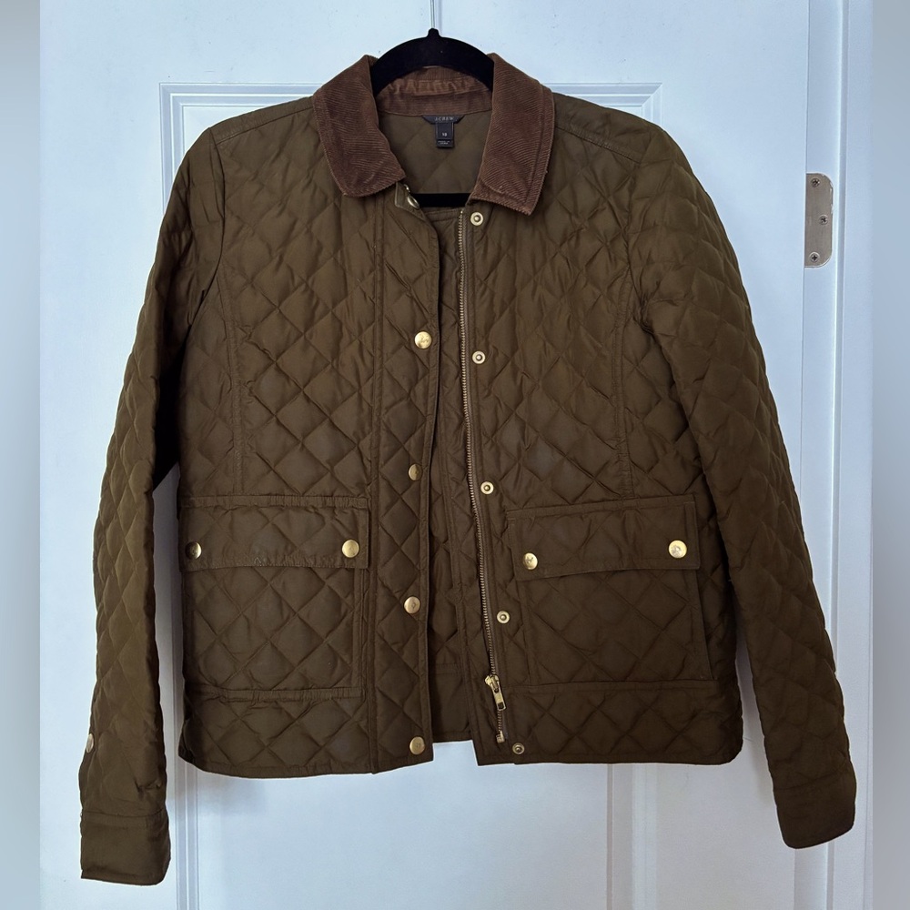 J.Crew Women’s Quilted Barn Jacket